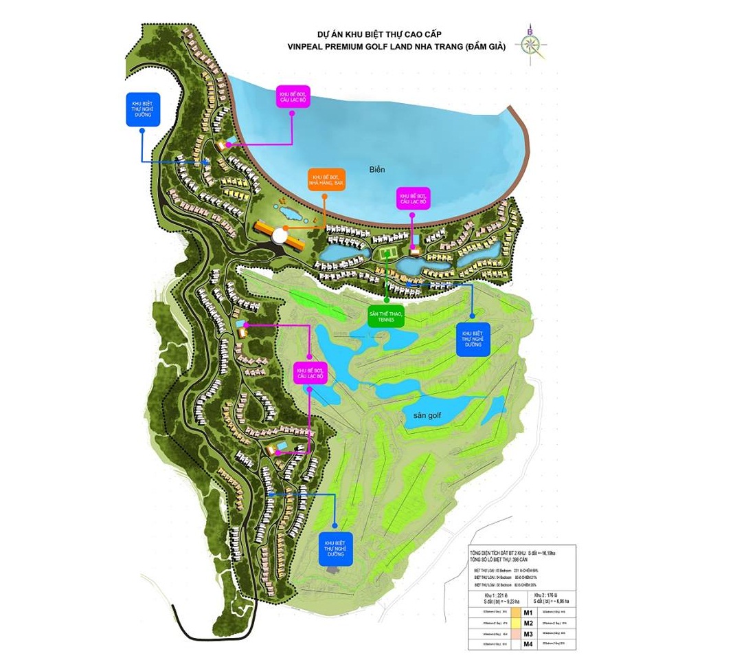 rèm cửa dự án Vinpearl Premium Golf Land