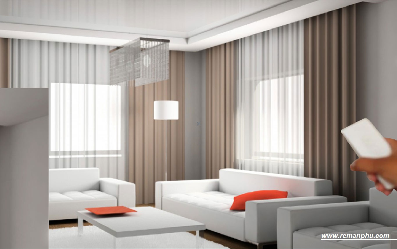 Rèm cửa tự động - Xu hướng mới của thiết kế nội thất hiện đại